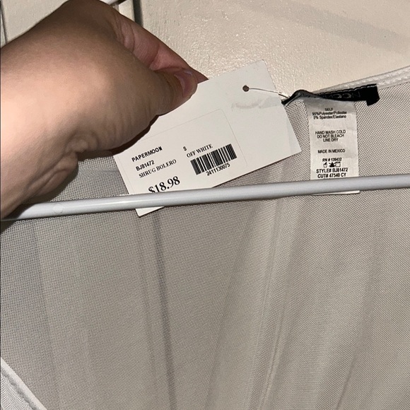 🫧Sheer White Cover Up NWT - Picture 2 of 3